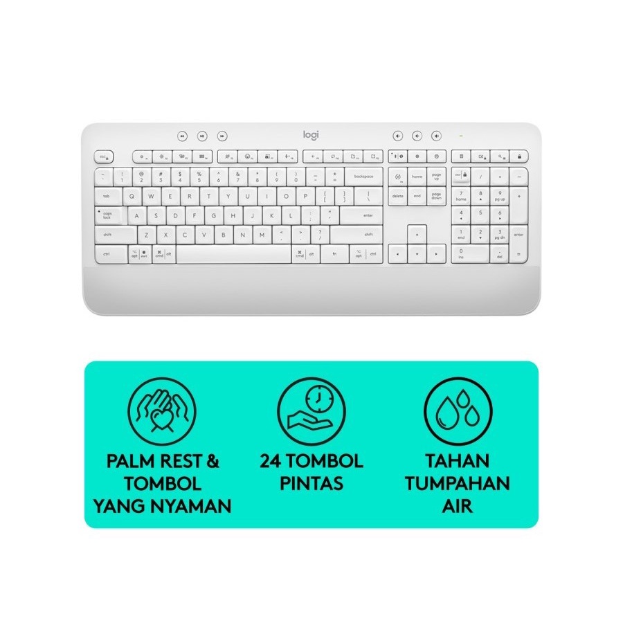 Logitech Signature K650 Keyboard Wireless Bluetooth - K 650