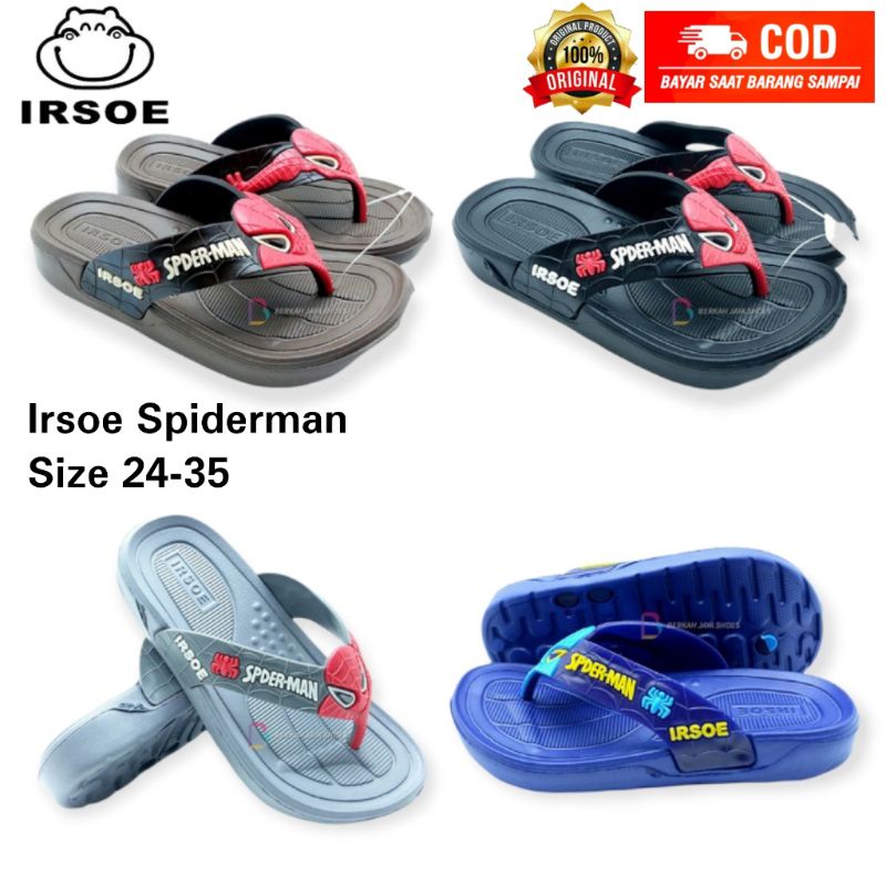 Sendal Anak Laki Laki Spiderman Sandal Irsoe 215