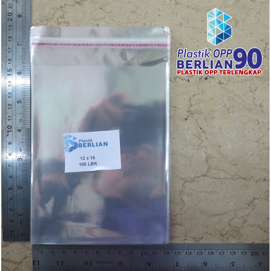 

12,5X16 CM PLASTIK OPP (SEAL/LEM) TEBAL 20 MIC ASLI / PLASTIK KEMASAN