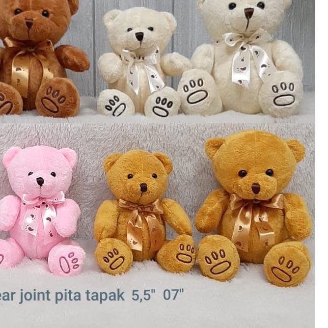 Boneka Bear Kecil 13cm/5"/boneka teddy bear mini/boneka beruang/souvenir boneka