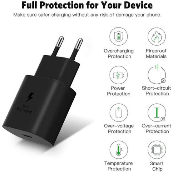 ( 25 - 45 W ) Travel Adapter Cable Data USB C To Type C Samsung Galaxy Note 20 20 Ultra 10 10+ 8 9 S22 S21 S20 S8 S9 S10 Plus Ultra A53 A52 A73 A72 A33 A32 M53 M52 M62 M51 M33 M32 TC Travel Charger Adaptor Super Fast Charging 25W 45W Watt 5V 5 Volt ORI FE