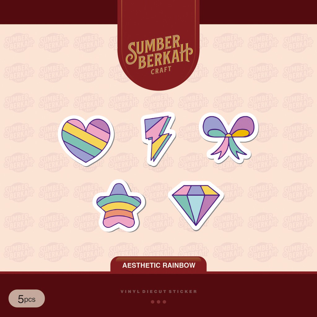 

STICKER AESTHETIC RAINBOW PACK