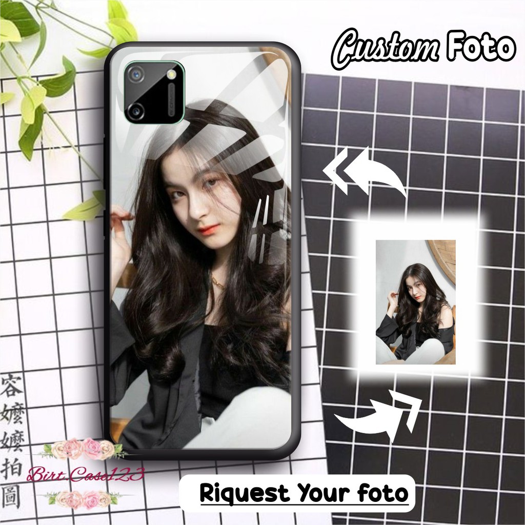 CUSTOM SOFTCASE BACK CASE GLASS KACA CUSTOM OPPO VIVO XIAOMI SAMSUNG REALME IPHONE ALL TYPE BC5709