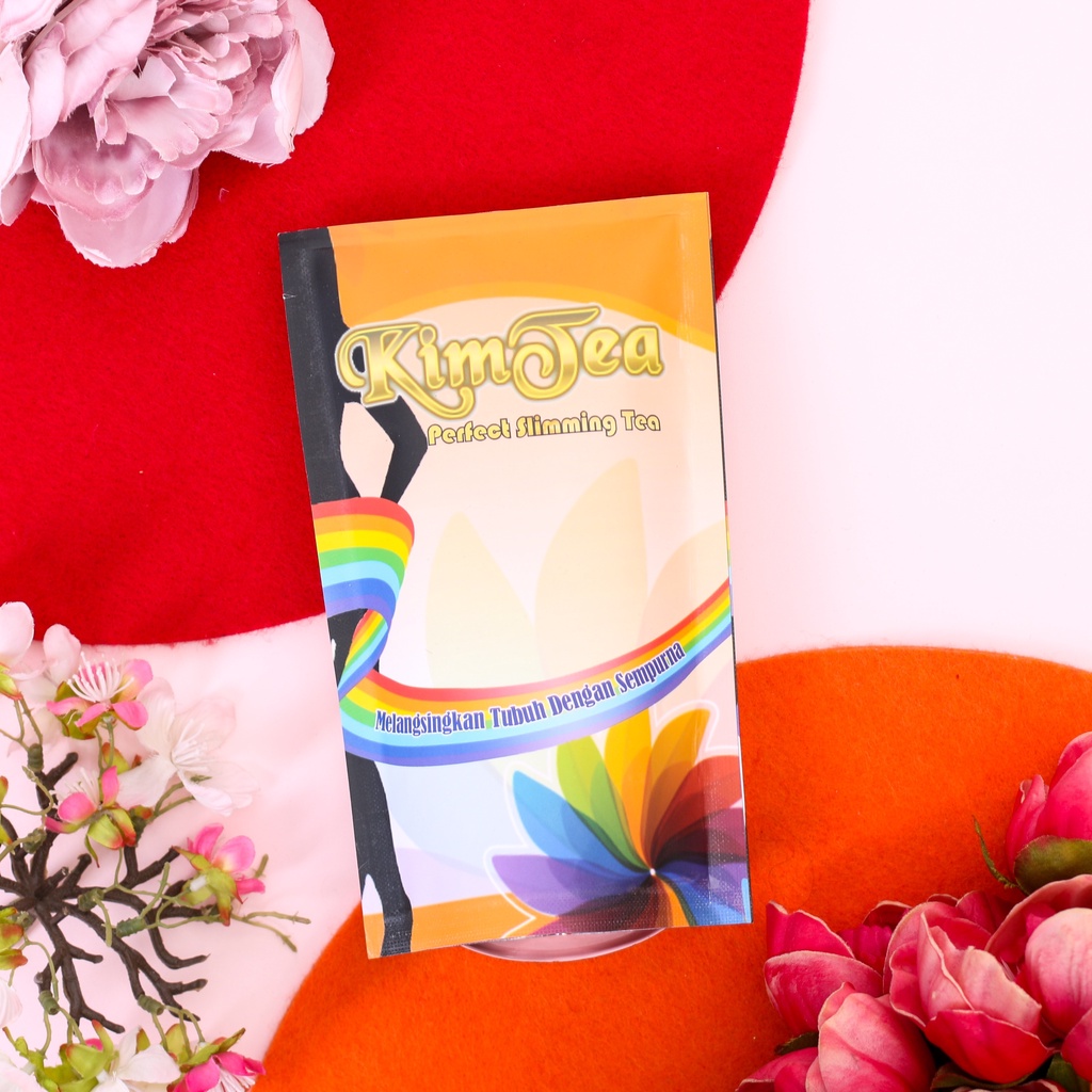 Kimtea Slimming Tea Pelangsing Herbal Penurun Berat Badan Diet Detox Tea Teatox Alami Herbal