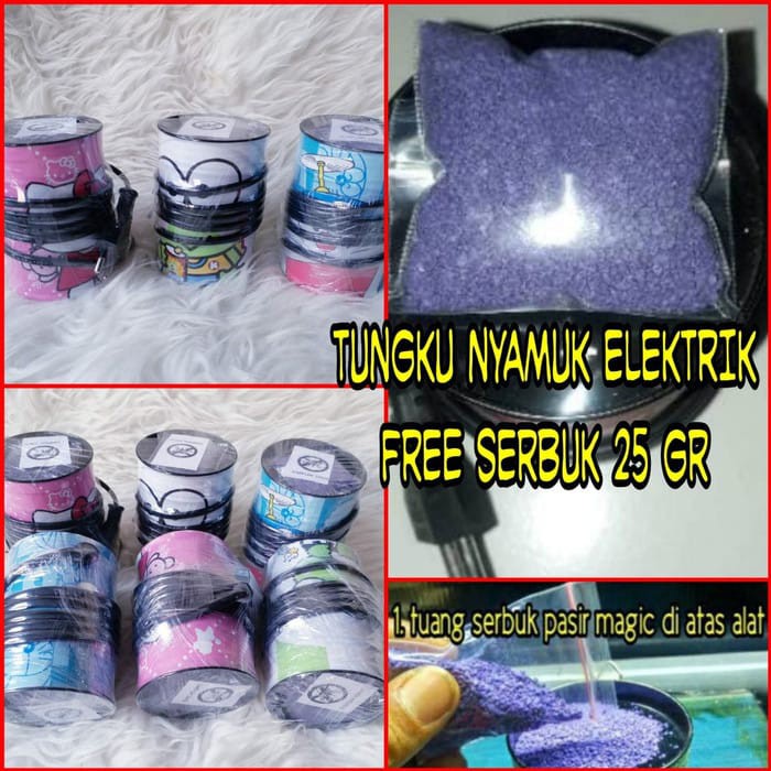 TUNGKU OBAT NYAMUK AJAIB / TUNGKU PASIR NYAMUK ELEKTRIK