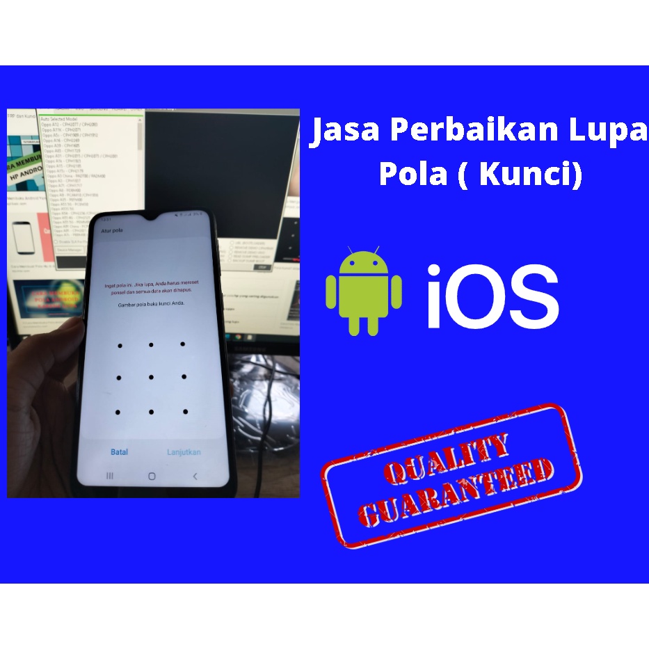 Jasa Lupa Pola Smartphone