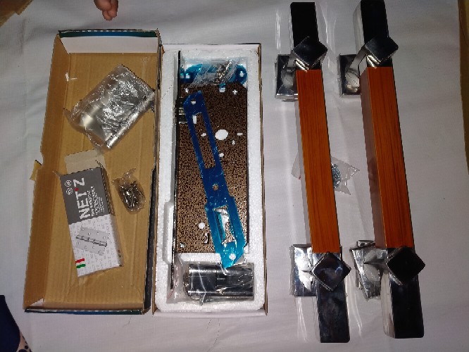 Paket Lengkap Handle Pintu Rumah 33 Cm + Body Pelor Body Kunci Gagang Pintu Rumah