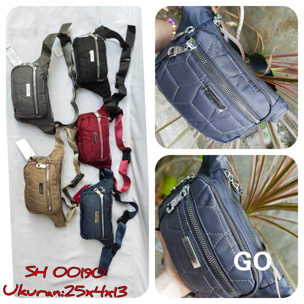 gof B3 TAS WAIST BAG/PINGGANG Perempuan Berkualitas / Tas Outdoor Multifungsi Stylish Cewek Kekinian