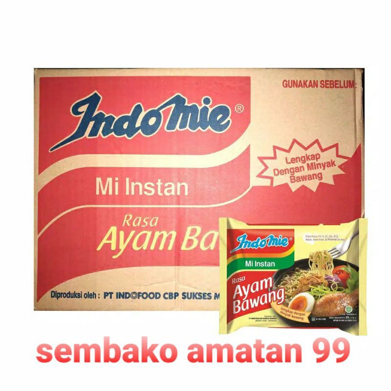 Indomie Kuah Ayam Bawang – 1 Dus Isi 40 Pcs