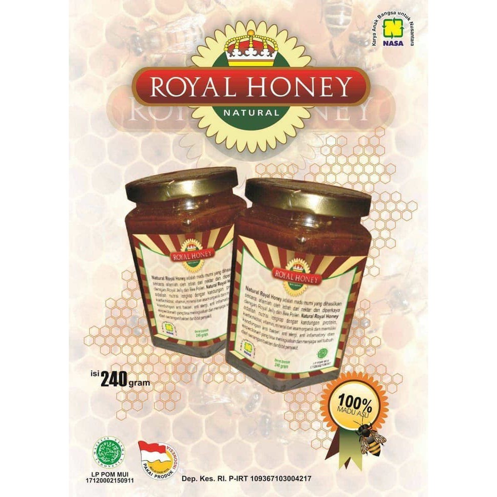 

Natural royal honey nasa