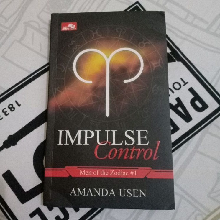 Novel Impulse Control Men Of The Zodiac #1 by Amanda Usen KOLPRI