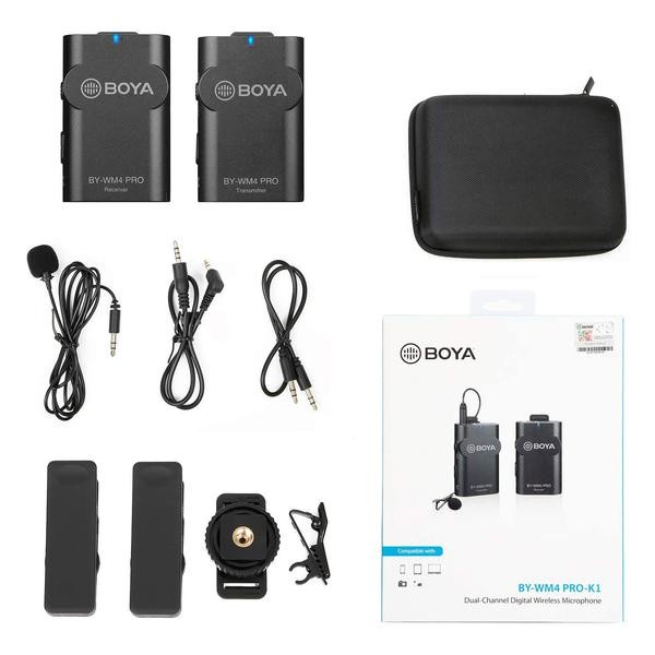 Boya BY-WM4 Pro K1Universal Wireless Microphone Camera &amp;Smartphone