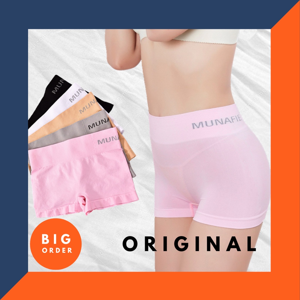 Celana Pendek Wanita Short Boxer Munafie Slimming Pants Wanita Celana Pendek Premium CPE04 - BOS