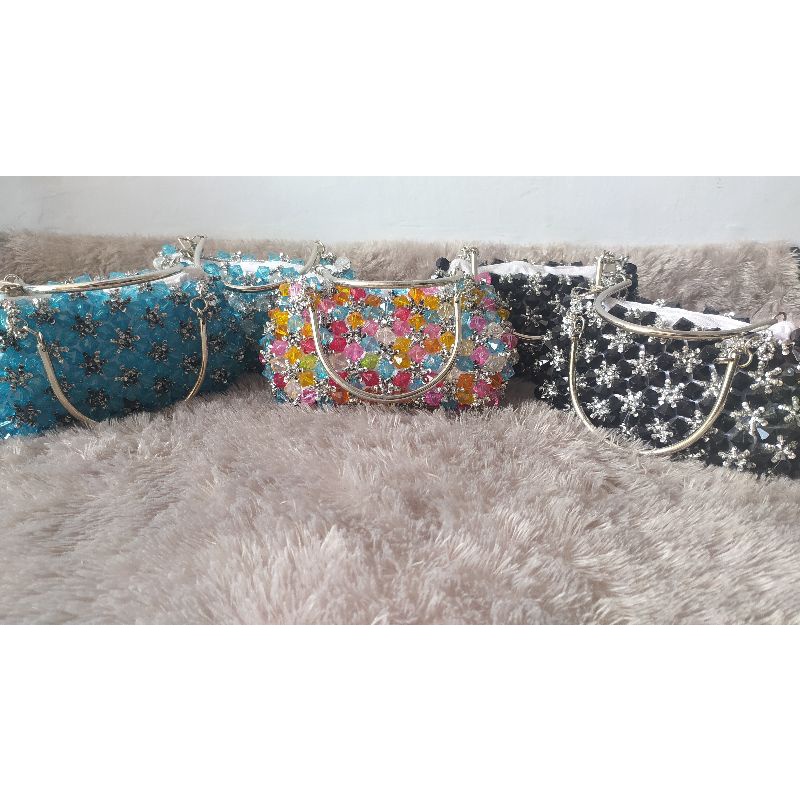 tas manik-manik, monte / tas kondangan / tas kado ibu/mama/bunda