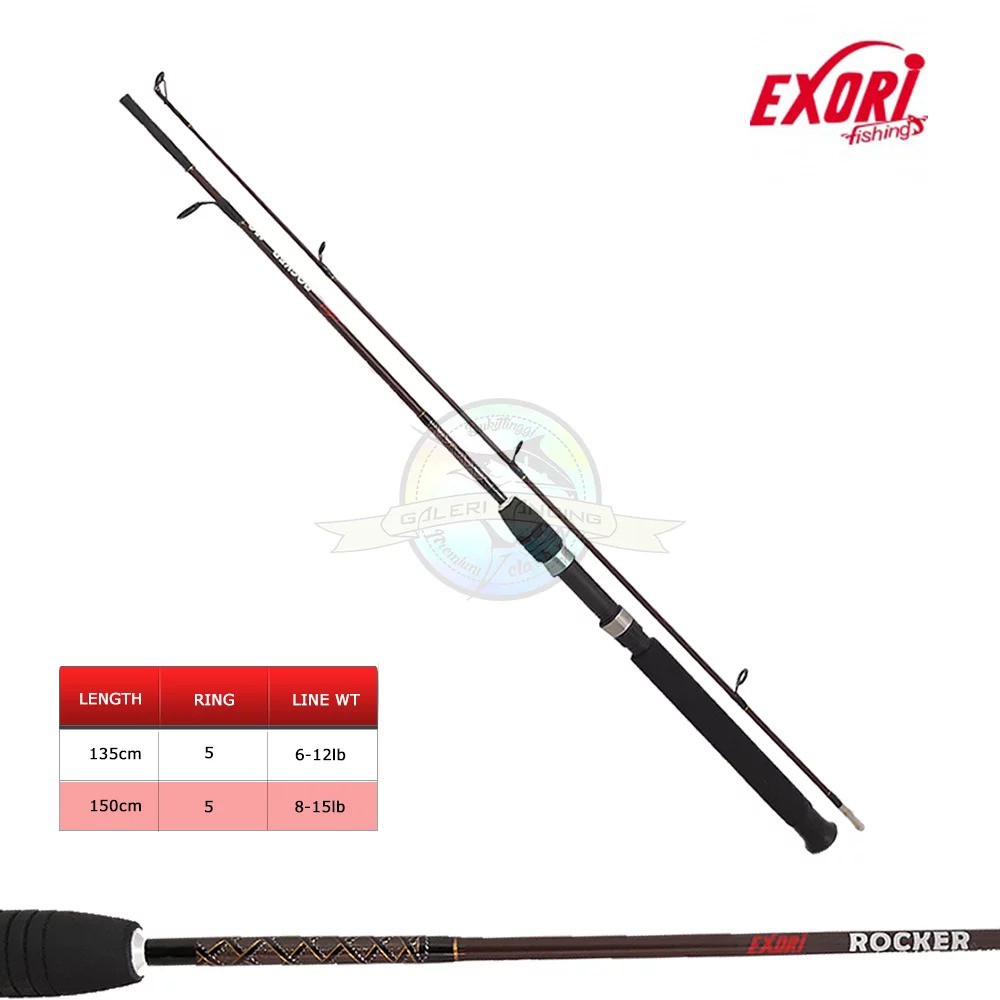 Joran Pancing Exori Rocker 135 - Fiber Solid