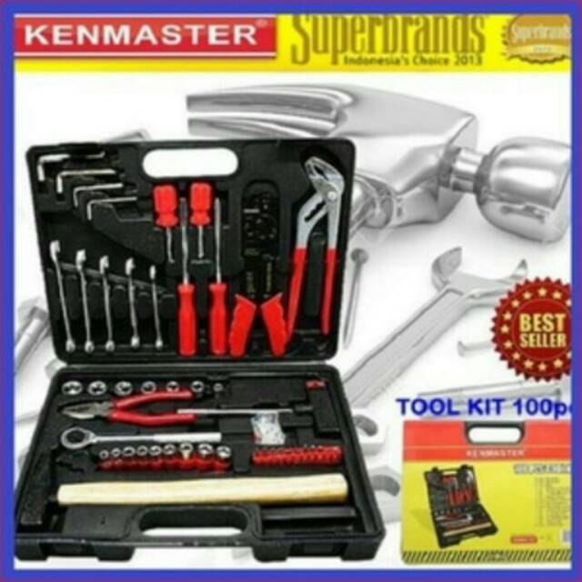 Alat Perkakas KenMaster Tool Kit 100pcs Home-Klik Kenmaster Tool kit (100 pcs)