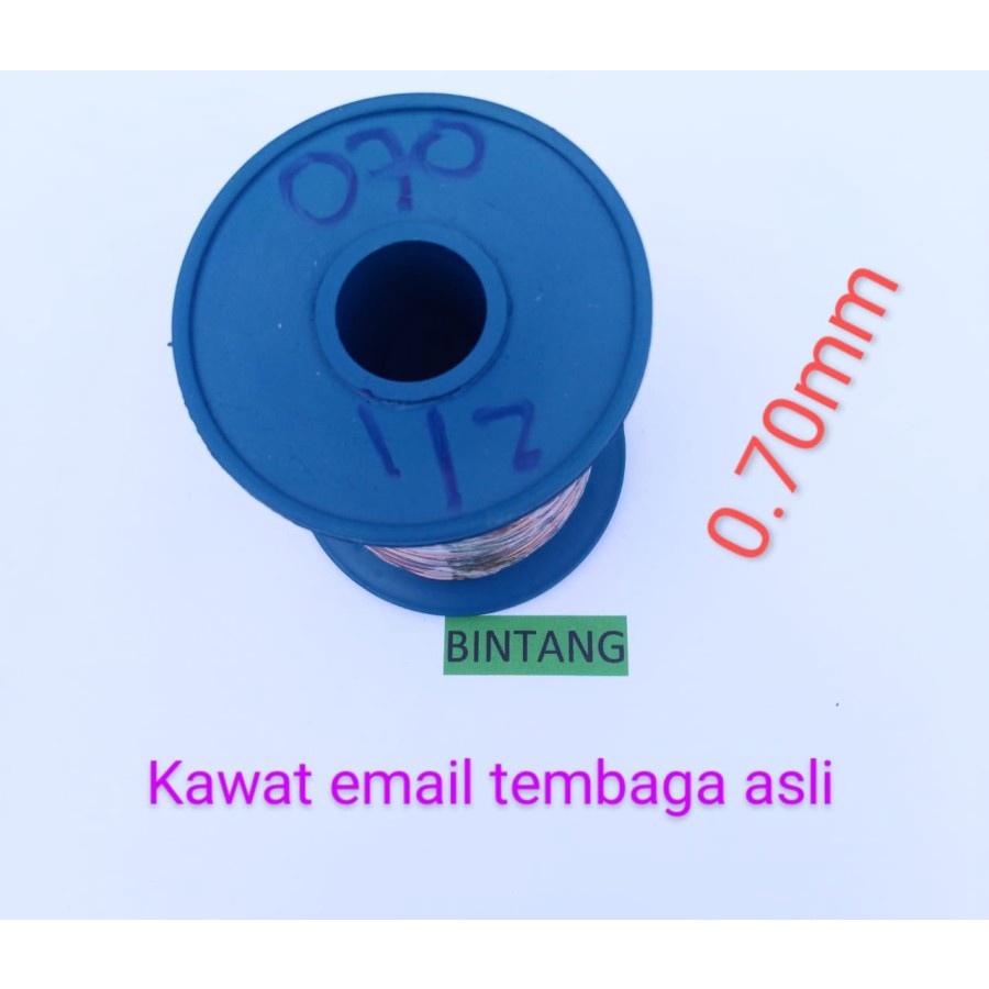 kawat trafo kawat tembaga email 0,7mm