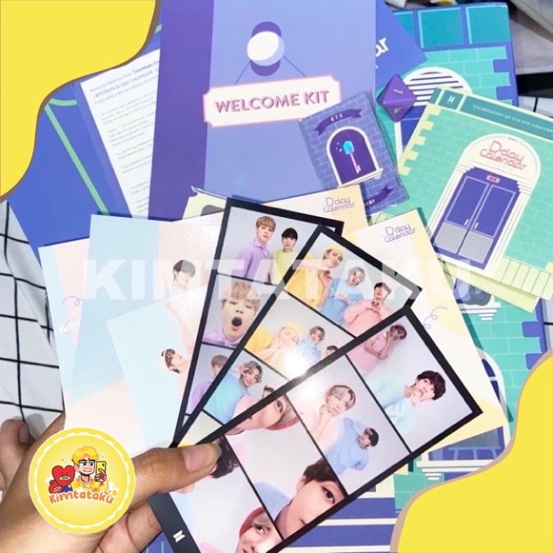 SHARING BTS FESTA D-DAY CALENDAR PC TAEHYUNG JIMIN JK OFFICIAL