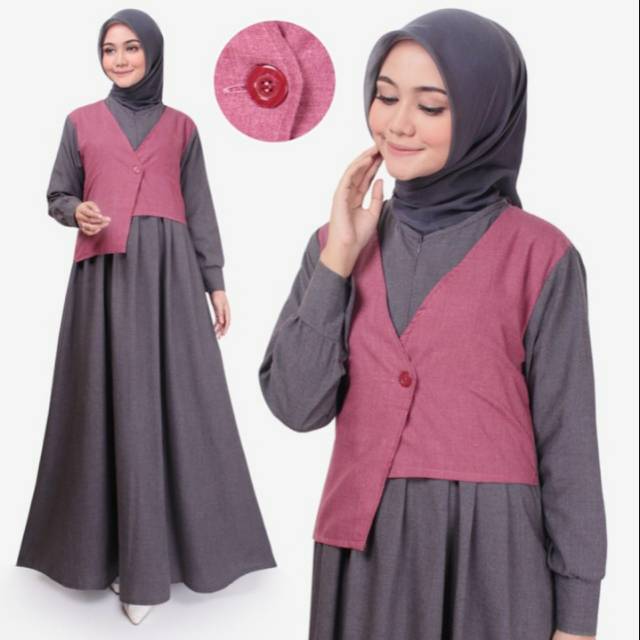 Dress Muslim | Ainun Dress | Gamis Supernova | Original