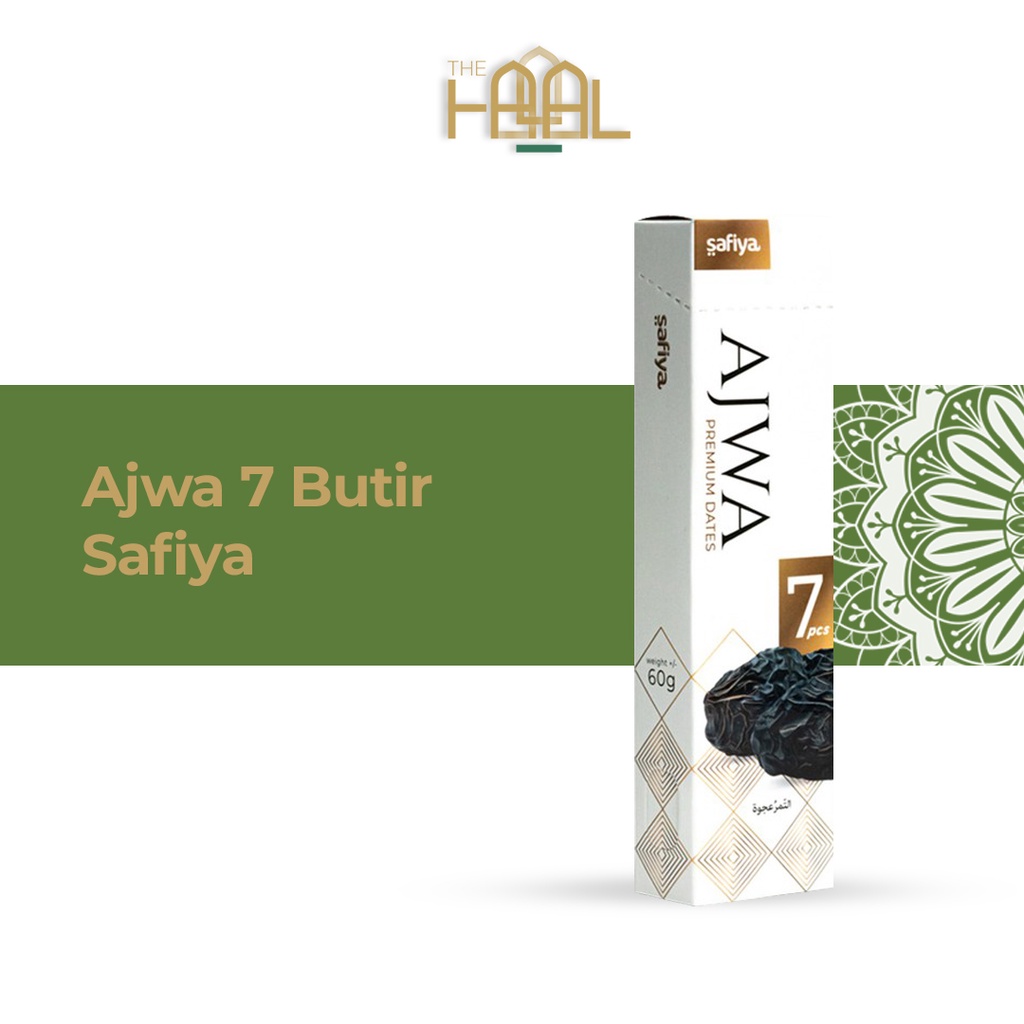 Kurma Ajwa 7 Butir Safiya Kurma Nabi Premium Best Quality