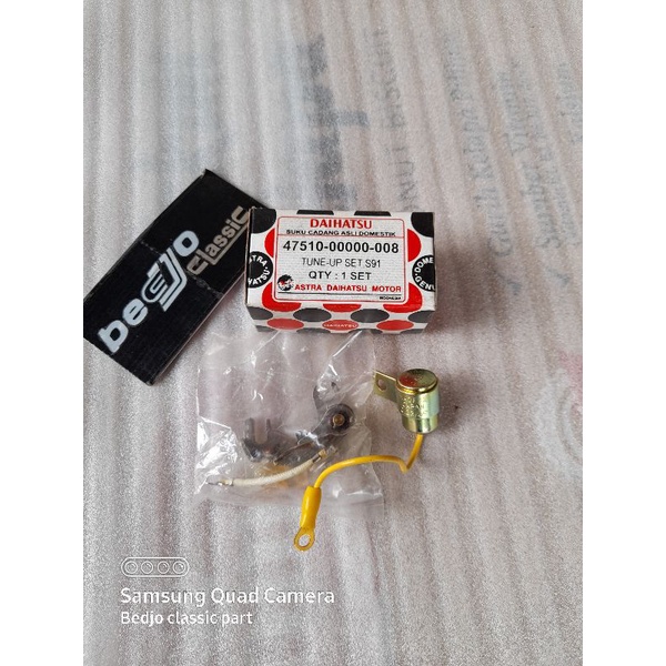 tune up set contact point platina dan condensor DAIHATSU ZEBRA S89 ESPASS ESPAS S91 1,3 asli ori ori