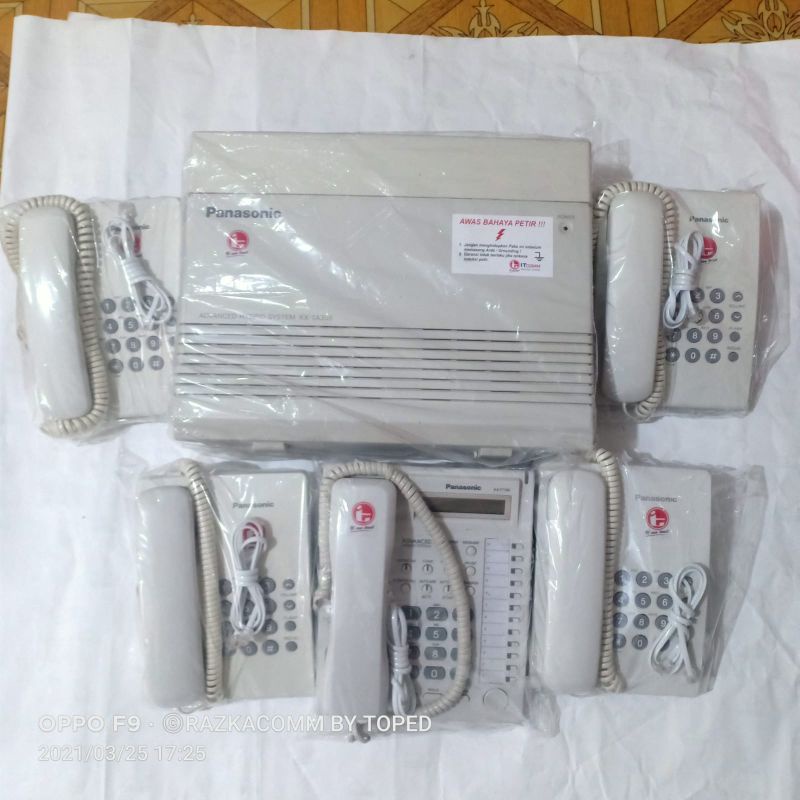 PAKET PABX PANASONIC 3 LINE 8 EXTENSION