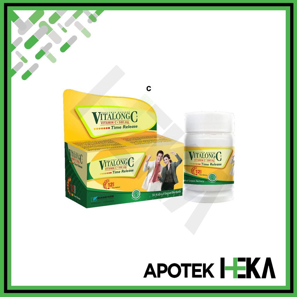 Vitalong C / Vitalong C+Zinc Botol isi 30 Kapsul - Vitamin C (SEMARANG)