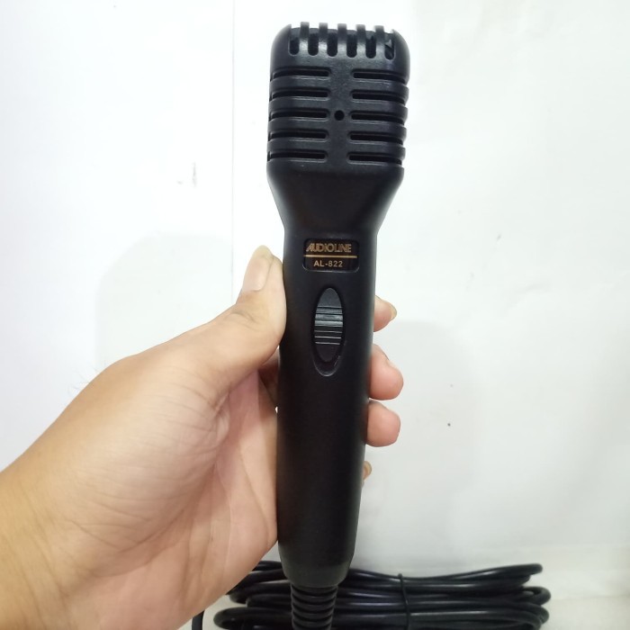 AUDIOLINE AL 822 MIC HANDHEL KABEL MICROPHONE DYNAMIC