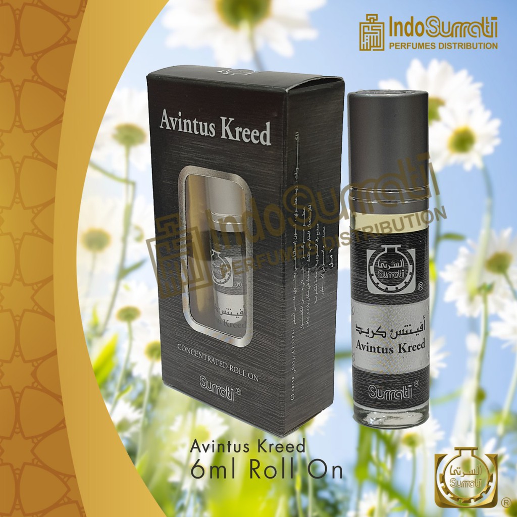 Parfum AVINTUS KREED 6ml Roll On | Creed Aventus | Parfum Surrati | Surrati Perfumes