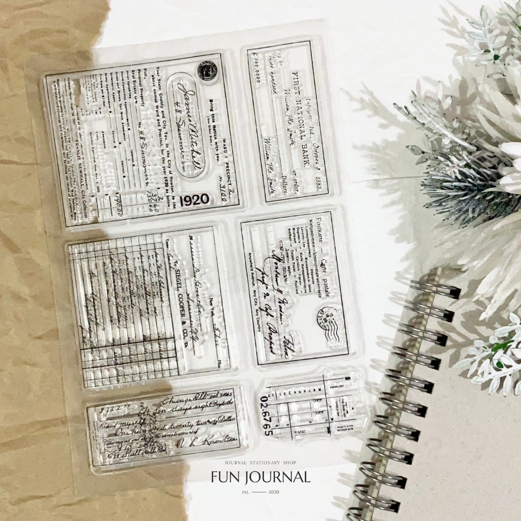 

TRANSPARANT STAMP SILICONE MOTIVE STEMPEL TRANSPARAN SILIKON MOTIF JURNAL JOURNAL PLANNING PLANNER SCRAPBOOK DIY