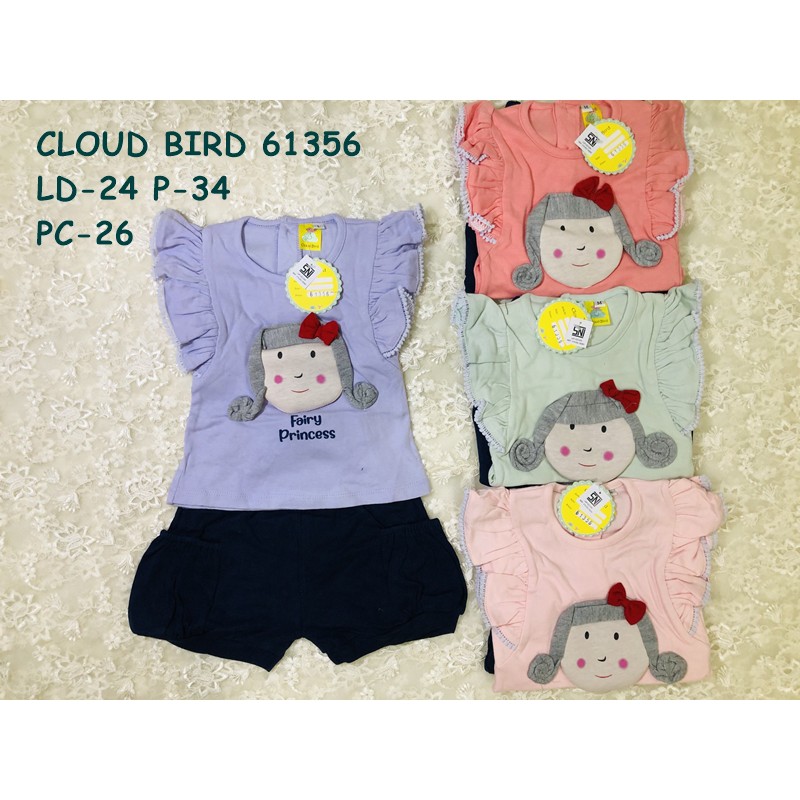 CLOUD BIRD 61356 SETELAN FAIRY PRINCESS ANAK BAYI