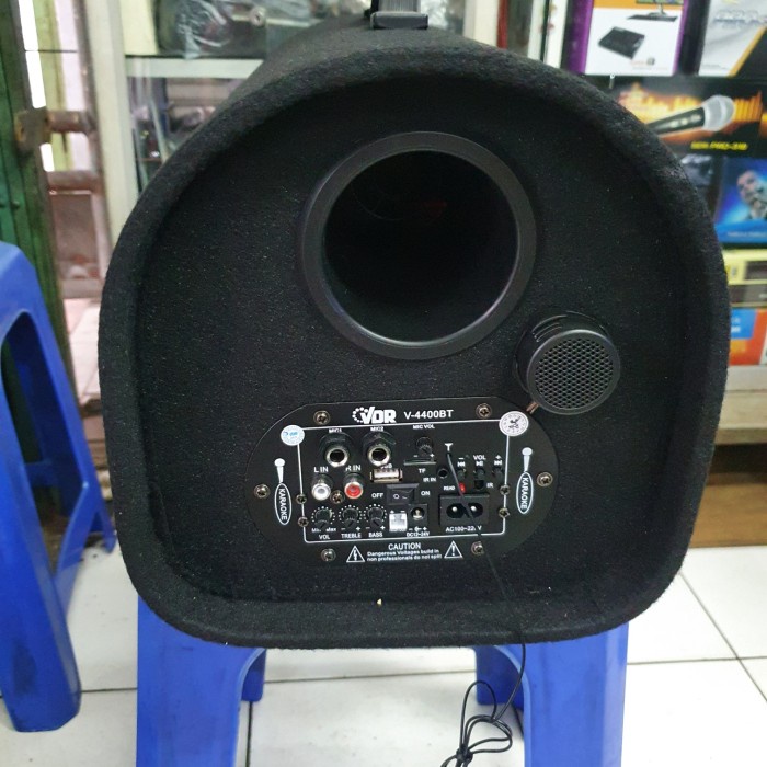 Speaker aktif VDR 8inch aktif bs AC/DC V-4300bt Bluetooth