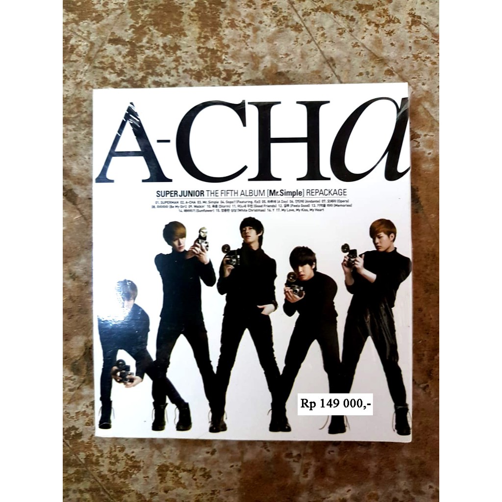 Super Junior : Acha (Mr Simple repackage) / ORI MUSIK CD ORI