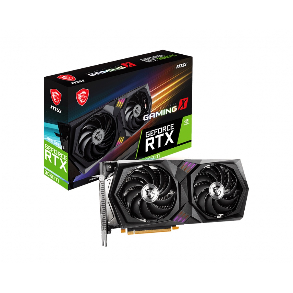 VGA MSI RTX 3060 Ti GAMING X 8G (LHR) 8GB DDR6 Nvidia GeForce 3060Ti