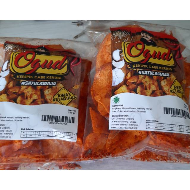 

Keripik ogud cabe kering