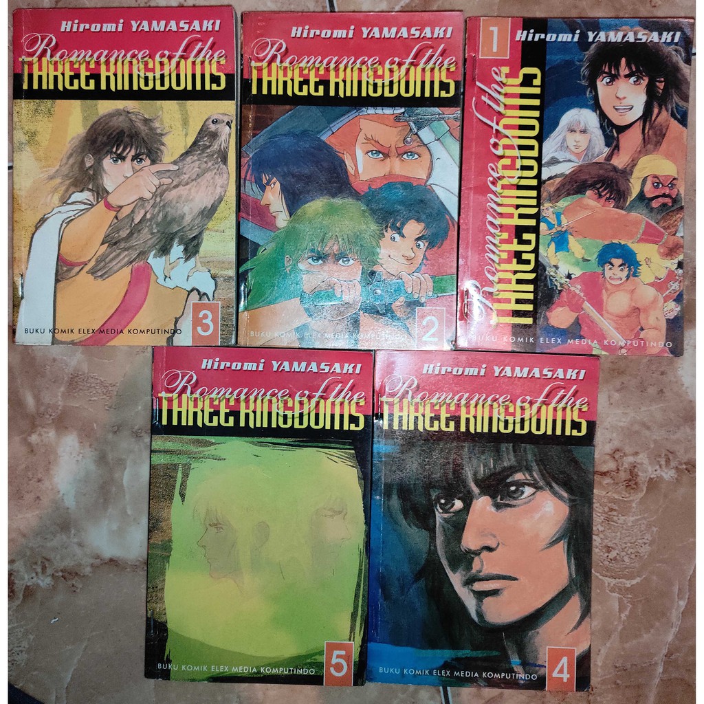 Romance of the Three Kingdoms 1-5 (Hiromi Yamasaki)