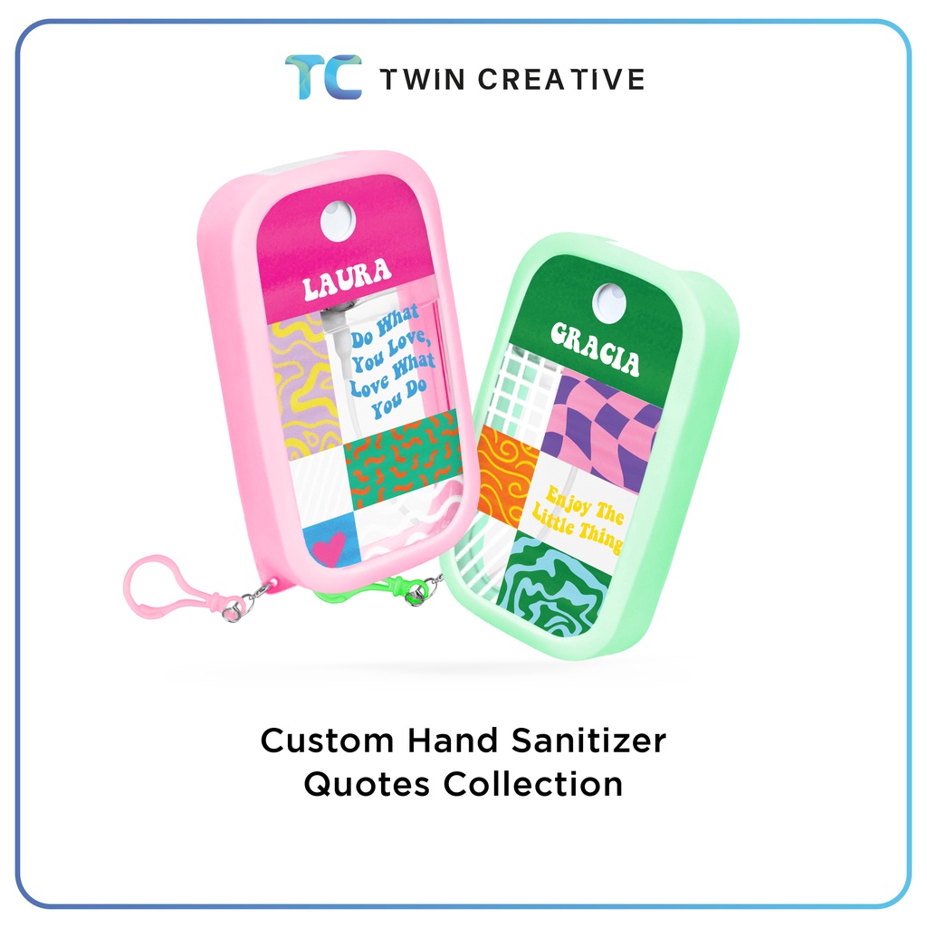 Handsanitizer Custom Quotes Collection Pocket Spray - HS Quotes