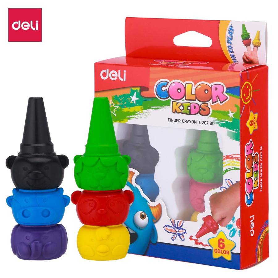 

Deli EC20790 Color Kids Finger Crayon