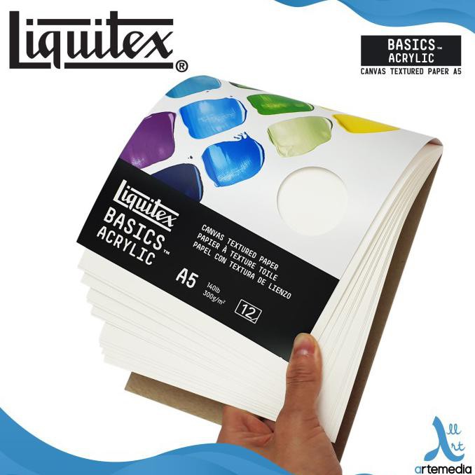 

Bagus Kertas Gambar Liquitex Basics A5 Canvas Texture Acrylic Paper Pad Promo
