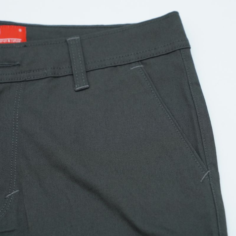 Omidoki Celana Panjang Pria Chinos Distro Dark Grey Chino Pants