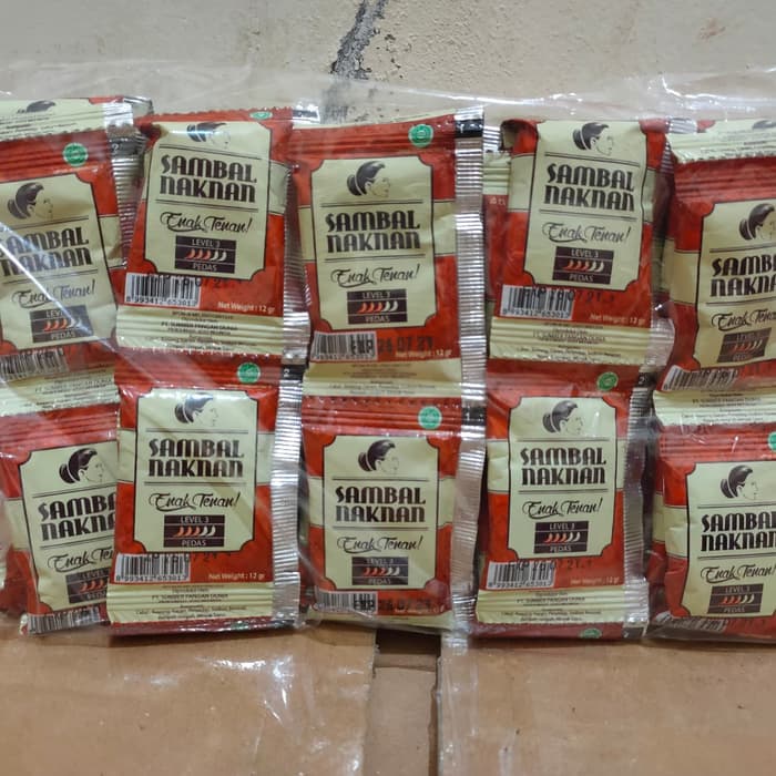 

Sambal-Aneka- Sambal Naknan Sachet Level 3 -Aneka-Sambal.