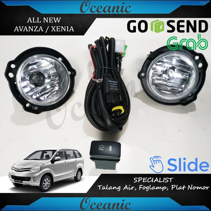 FOGLAMP LAMPU KABUT ALL NEW AVANZA XENIA GRAND AVANZA XENIA GREAT XENIA VELOZ 2012 2013 2016 2019