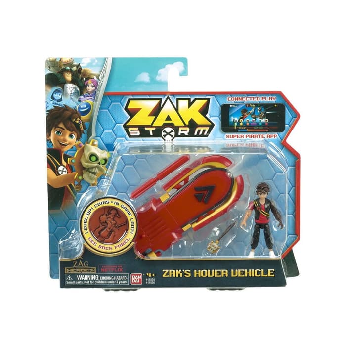 MAINAN ACTION FIGURE MAF1120 BANDAI ZAK STORM HOVER VEHICLE SUPER PIRATES