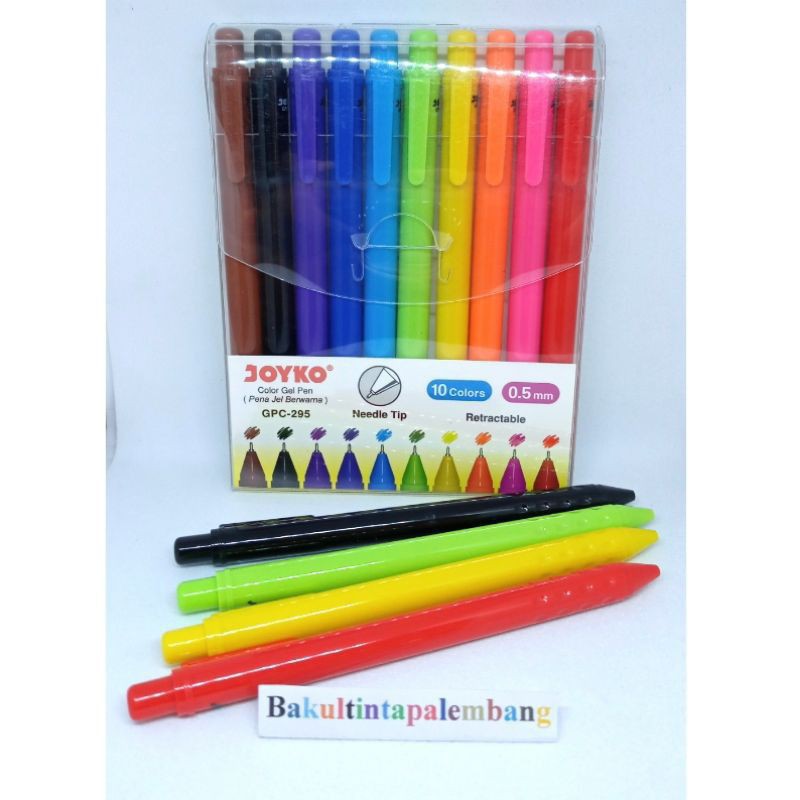 

Pulpen Premium Color Gel Pen 10 Warna Joyko GPS-295