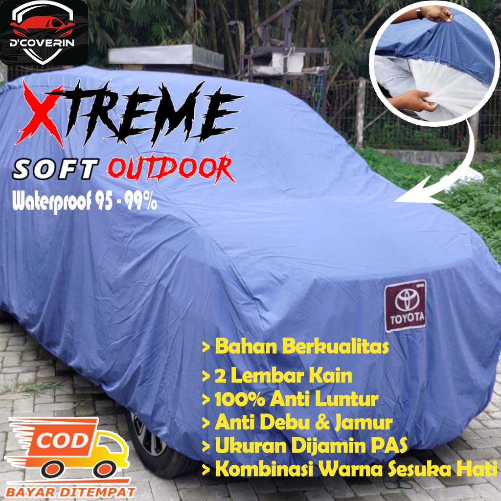 DCOVERIN COVER / SARUNG / MANTEL MOBIL EXTREAM SOFT OUTDOOR 2 LEMBAR KAIN LAPIS ANTI REMBES TEBAL