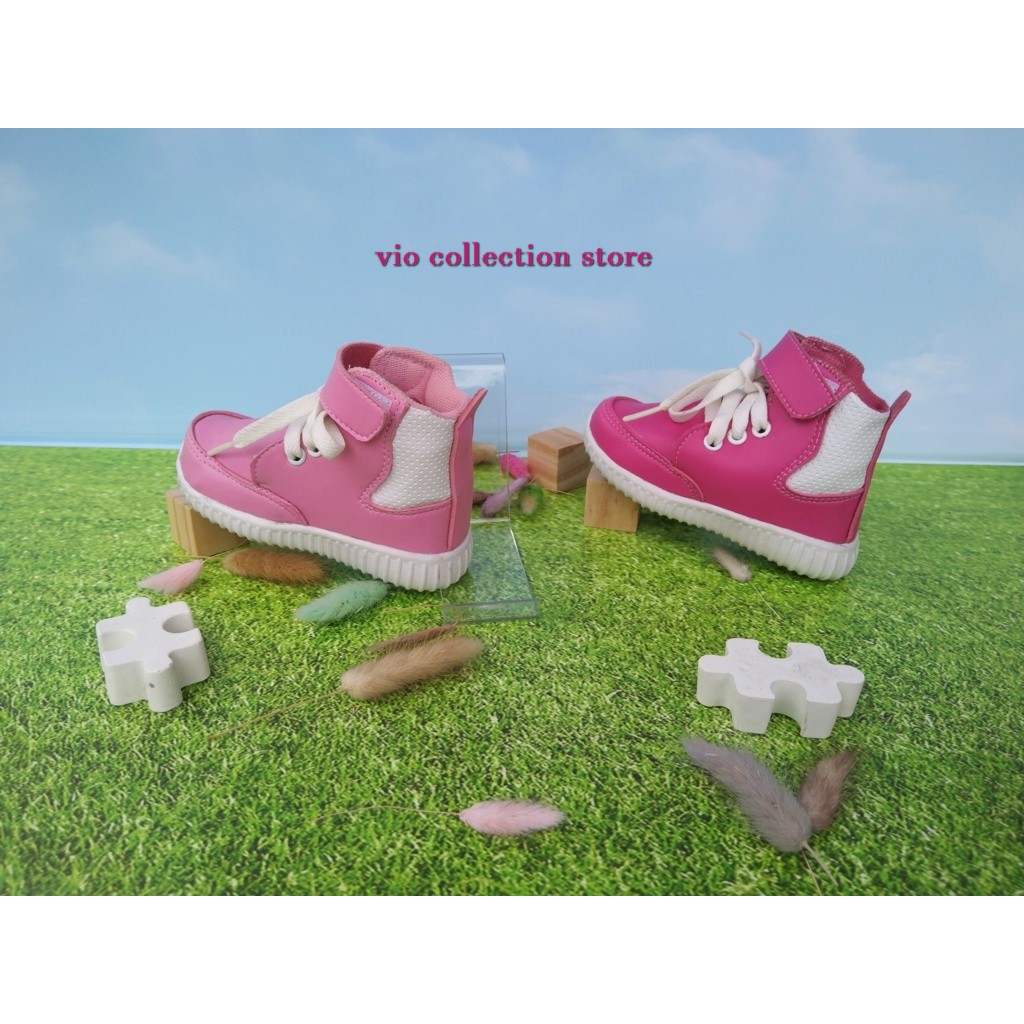 PROMO - SEPATU BALITA - SEPATU BABY - SEPATU ANAK PEREMPUAN - SEPATU MURAH - MODEL TALI TINGGI - C10