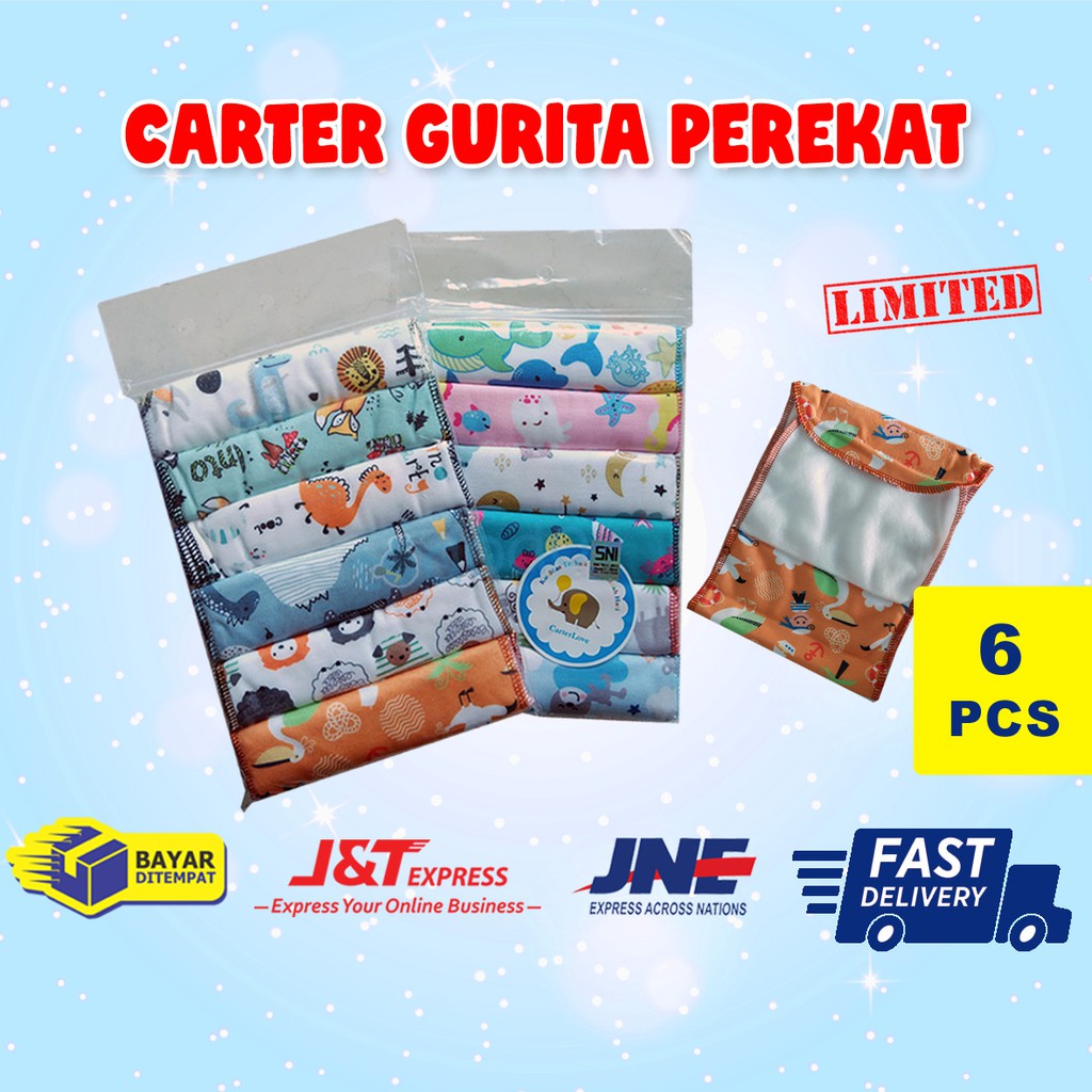 Carter Gurita Perekat Isi 6 Pcs