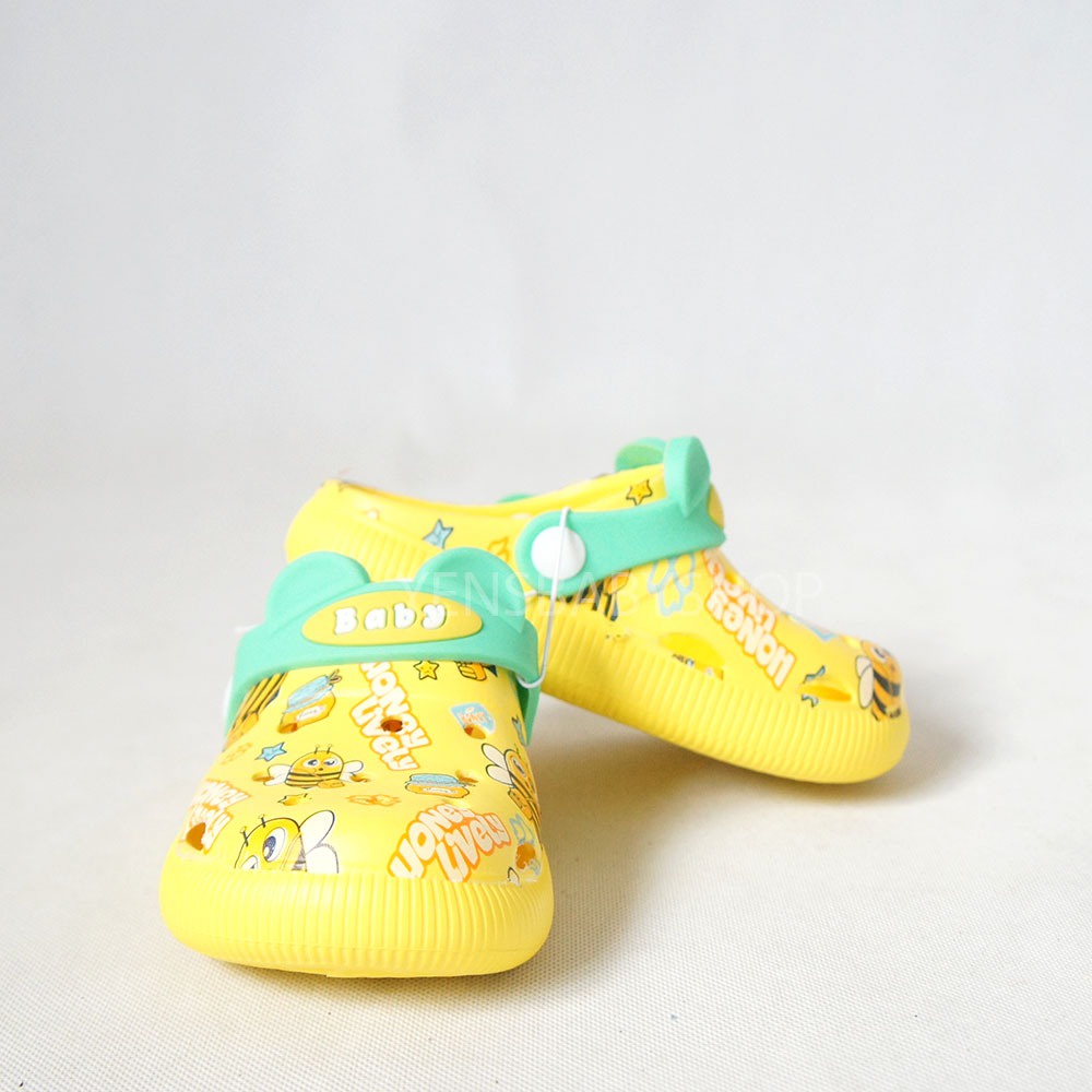 Sandal Bapau Anak Motif Honey Lovely