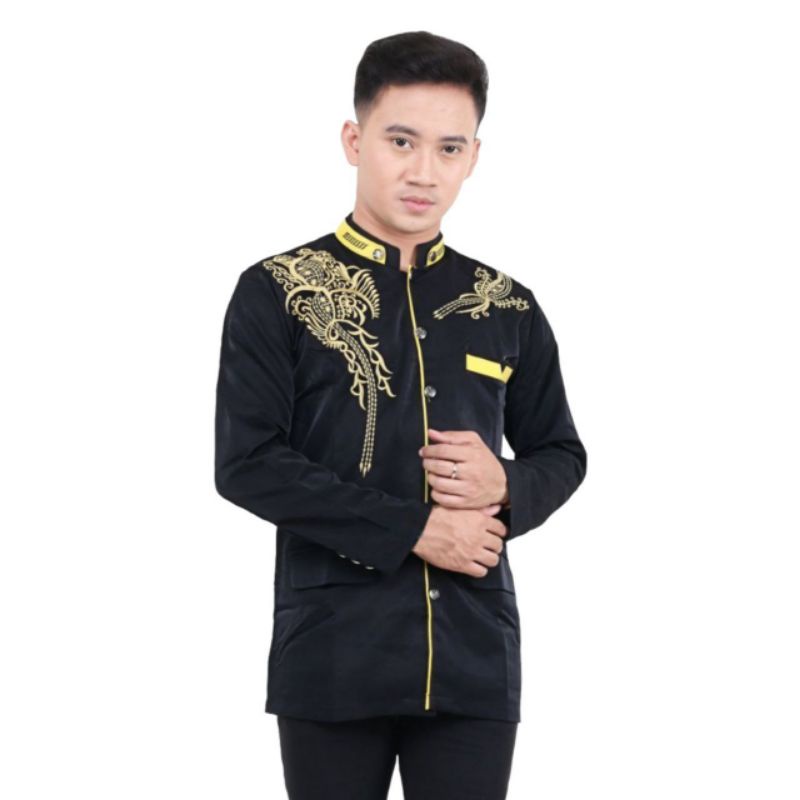 Jasko polos istimewa - Jas Koko Putih, Hitam, Coklat / Baju Koko Pria Dewasa