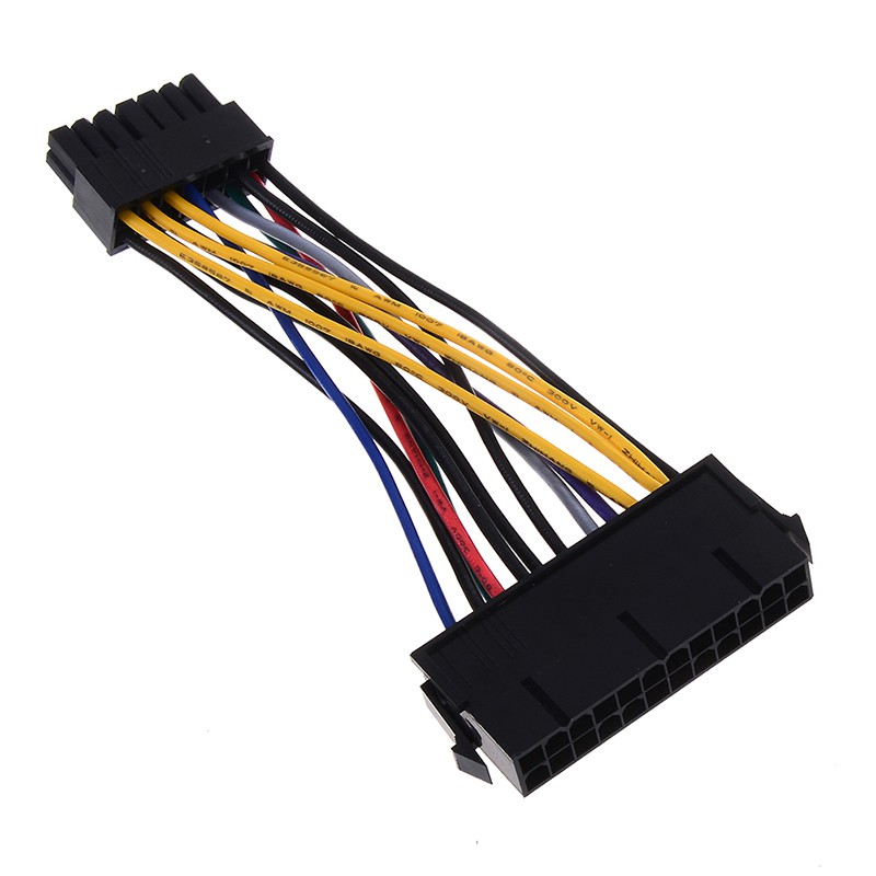 (Ele) Kabel Adapter Power Supply 24pin 24p To 14pin Atx Warna Putih Untuk Lenovo Ibm Dell H81